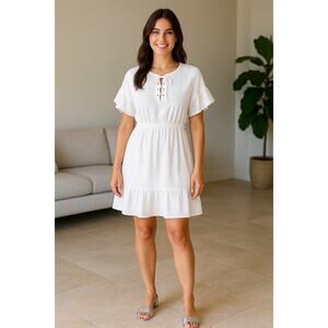 White Michael Michael Kors Dress - Size L